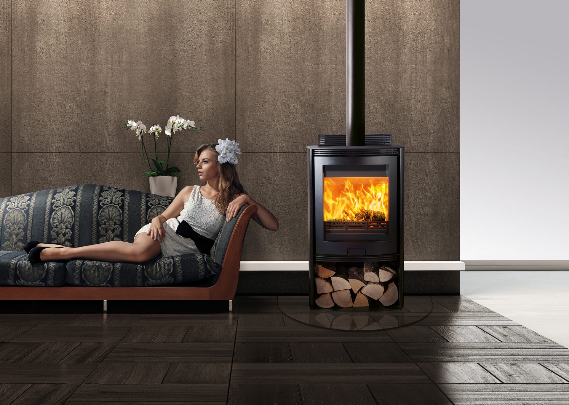 Di Lusso ECO R5 Euro Freestanding Woodburner/Multifuel - Stoves Man Ltd