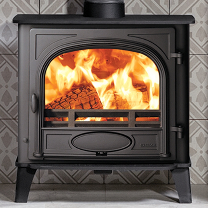 Stovax Stockton 8 Single Door Flat Top Multifuel