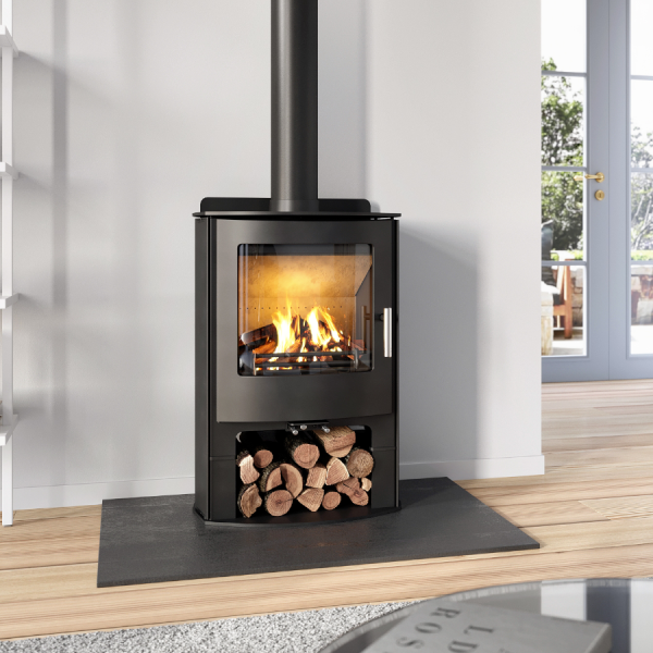 Mendip Churchill 5 SE Convection Dual Control Logstore Woodburning/Multifuel Stove