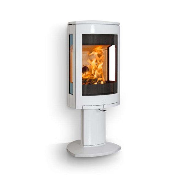 Jotul F373 Advance Woodburner White With Pedestal