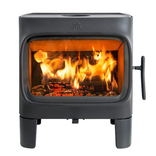 Jotul F305 Woodburner In Black With Short Legs - Image 2