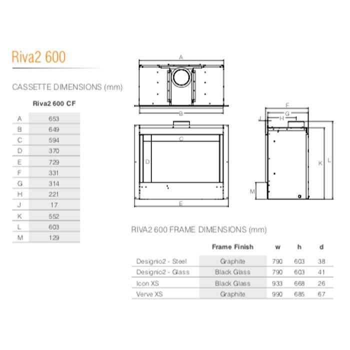 Gazco Riva2 600 Balanced Flue Gas/LPG Stoves Man Ltd
