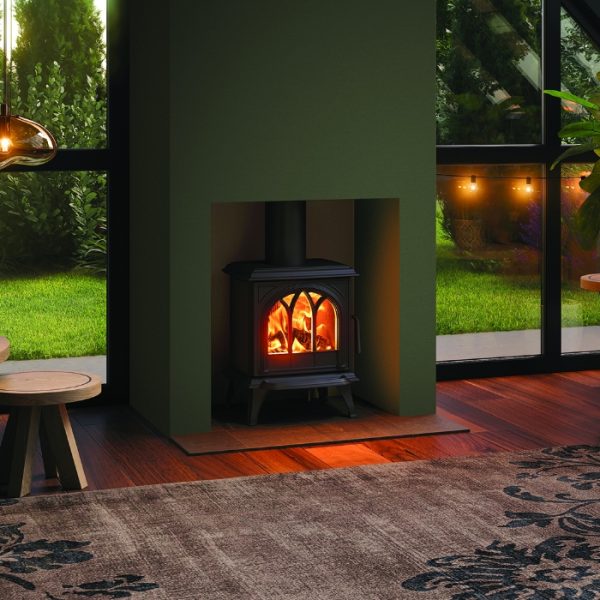 Stovax Huntingdon 20 Eco Woodburner Tracery Door - Image 6