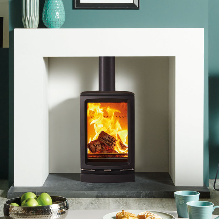 Stovax Vogue Small Tall Eco Woodburner Stoves Man Ltd