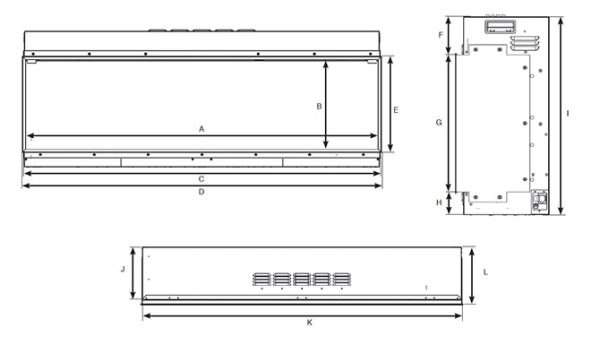 Gazco eReflex 135RW 1-2-3 Sided Electric Fire - Image 3