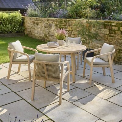 Kettler Cora 4 Seater Round Dining Set