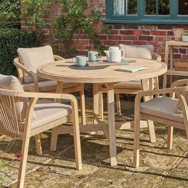 Kettler Cora 4 Seater Round Dining Set - Image 3