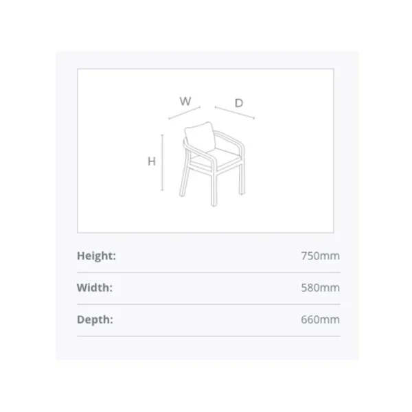 Kettler Cora 4 Seater Round Dining Set - Image 10