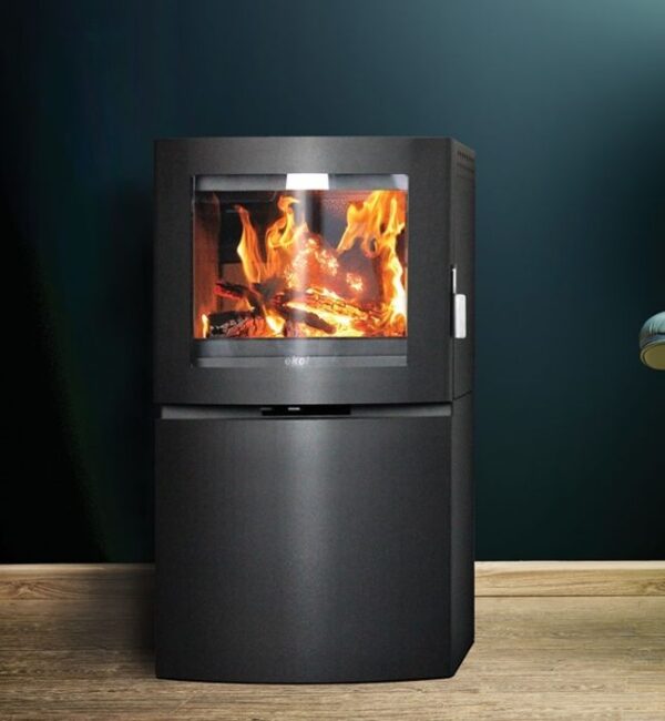 Ekol Adept Curved Pedestal Wood Burning Stove