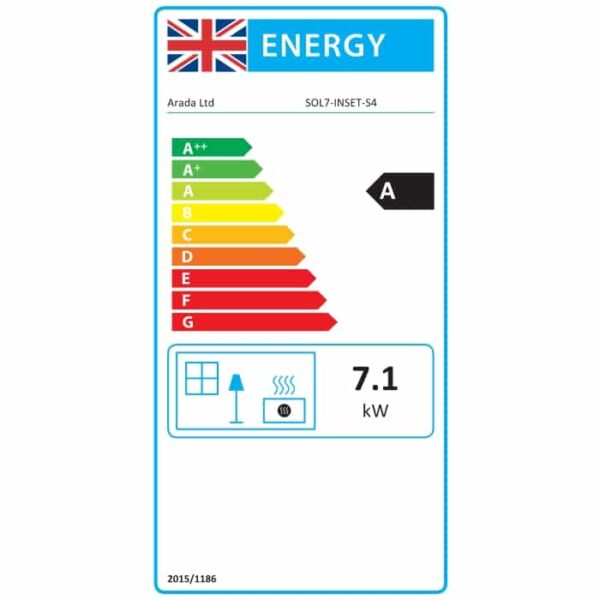 Arada Hamlet Solution 7 Inset Multifuel Stove - Image 14