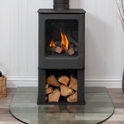 Mendip Ashcott Balanced Flue with Logstore Gas Stove