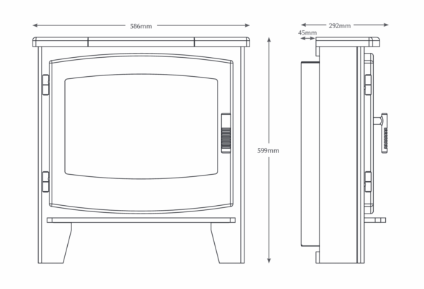 Broseley Beacon Large Inset Electric Stove - Image 4