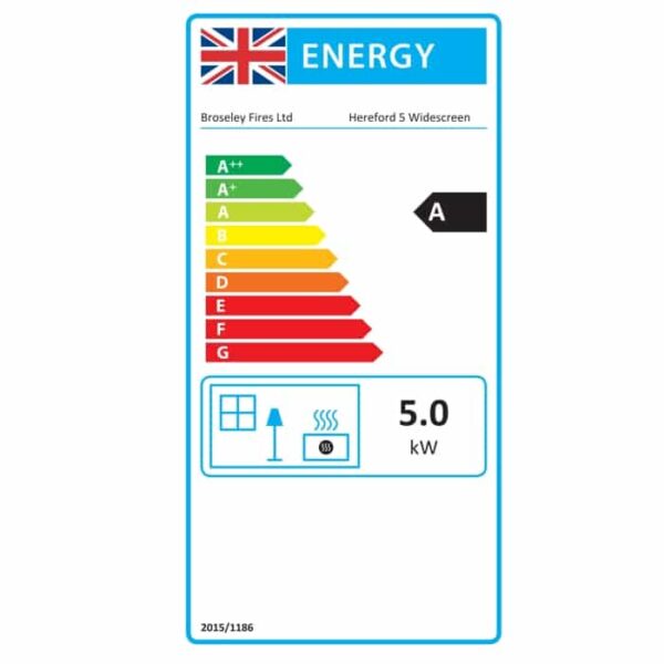 Broseley Hereford 5 Widescreen Freestanding Multifuel Stove - Image 7