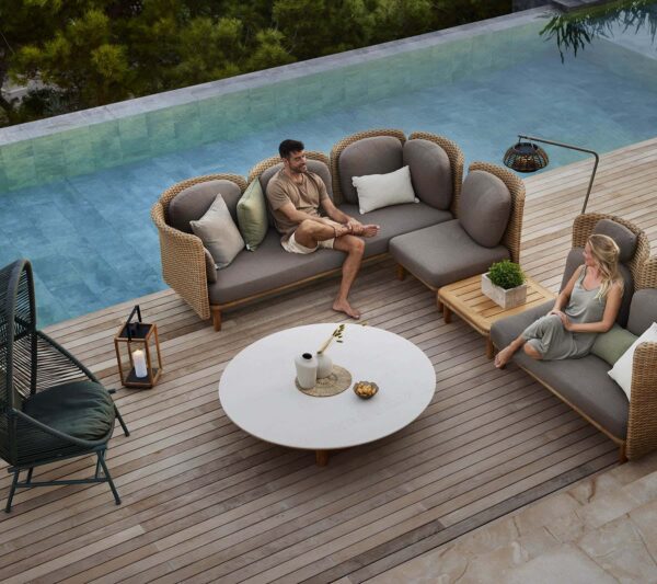 Cane-Line Aspect Round Coffee Table - Image 2