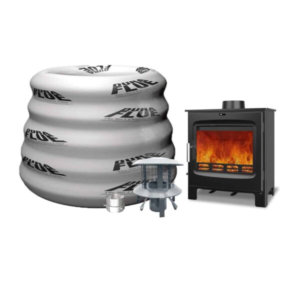 Woodford Chadwick 5 Multifuel Stove Including Basic Kit