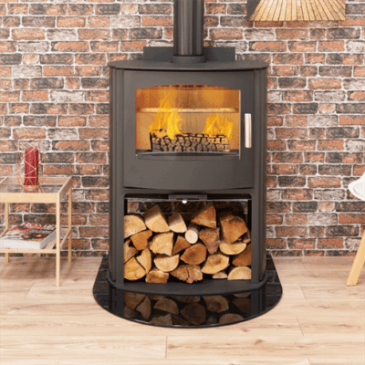 Mendip Churchill 10 SE Convection Logstore Woodurning/Multifuel  Stove