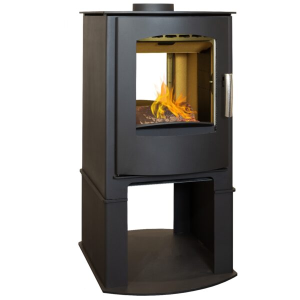 Mendip Churchill 8 SE Double Sided with Logstore Woodburning Stove - Image 3