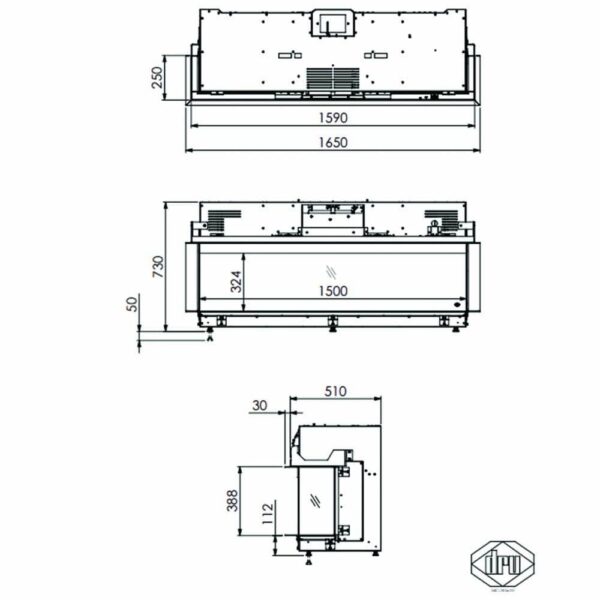 DRU Virtuo 150/3 Evolve Electric Fire - Image 4