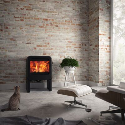 Dovre Rock 350 on Tablet Stand Woodburning Stove