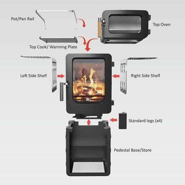 Ekol Apple Pie Stack Ecodesign Multifuel - Image 5