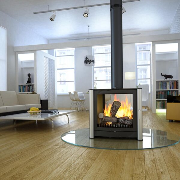 Firebelly FB3 Double-Sided Woodburning/Multifuel Stove - Image 2