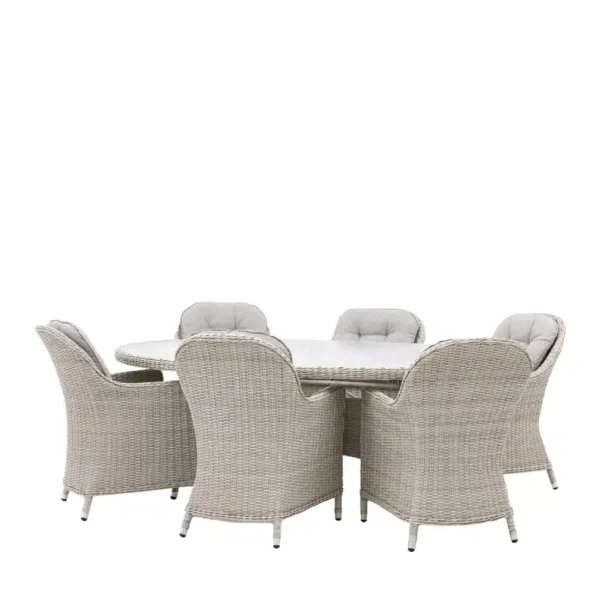 Gallery Holton 6 Seater Oval Dining Set