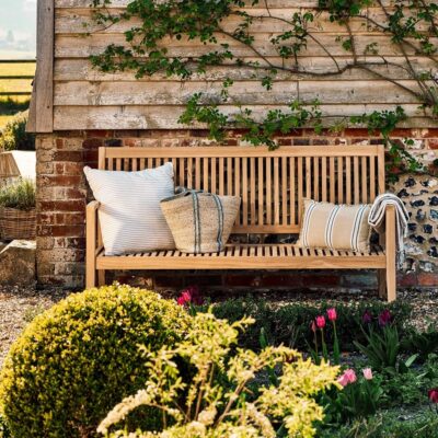 Garden Trading Deep Teak Bench 3 Seater