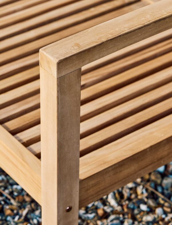 Garden Trading Deep Teak Bench 3 Seater - Image 4