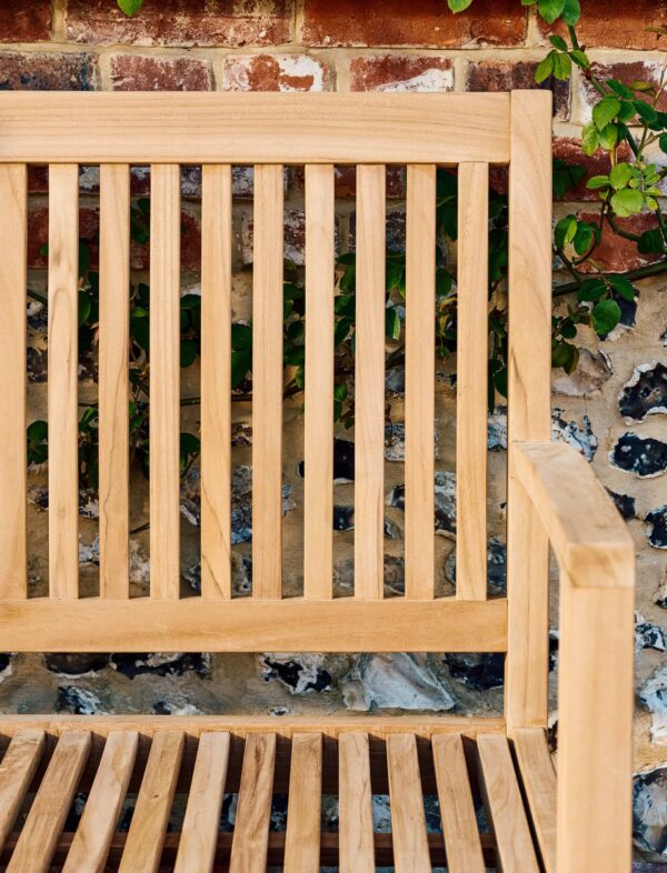 Garden Trading Deep Teak Bench 3 Seater - Image 6