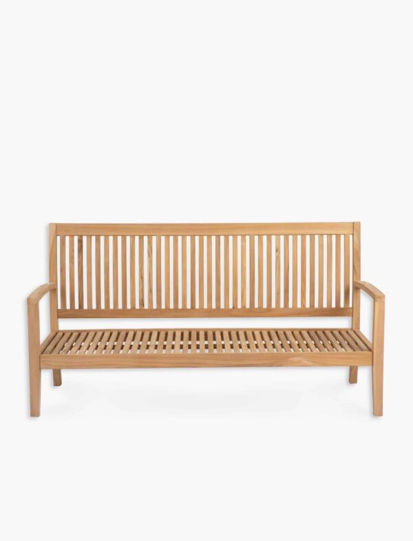 Garden Trading Deep Teak Bench 3 Seater - Image 8