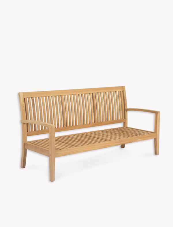 Garden Trading Deep Teak Bench 3 Seater - Image 9