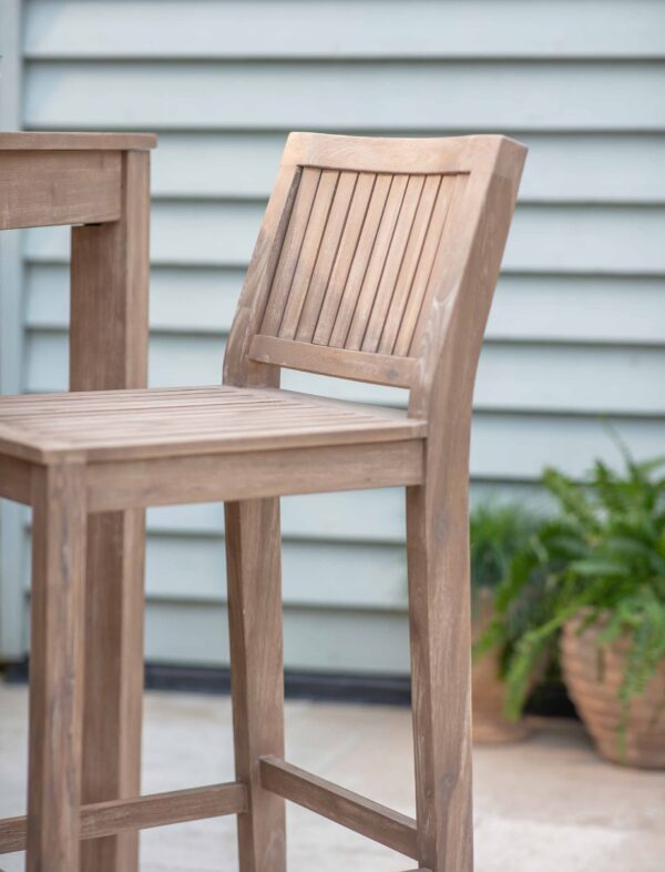 Garden Trading Porthallow Bar Stool Set - Image 4
