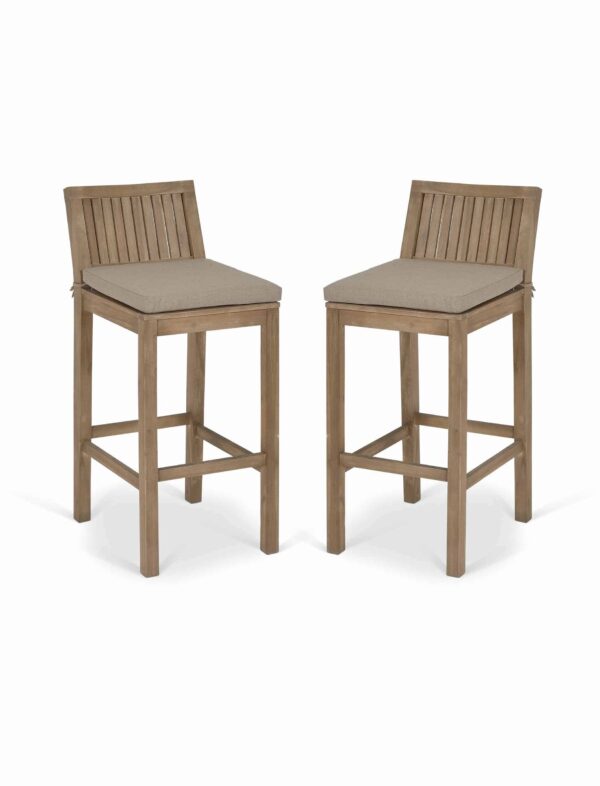 Garden Trading Porthallow Bar Stool Set - Image 5