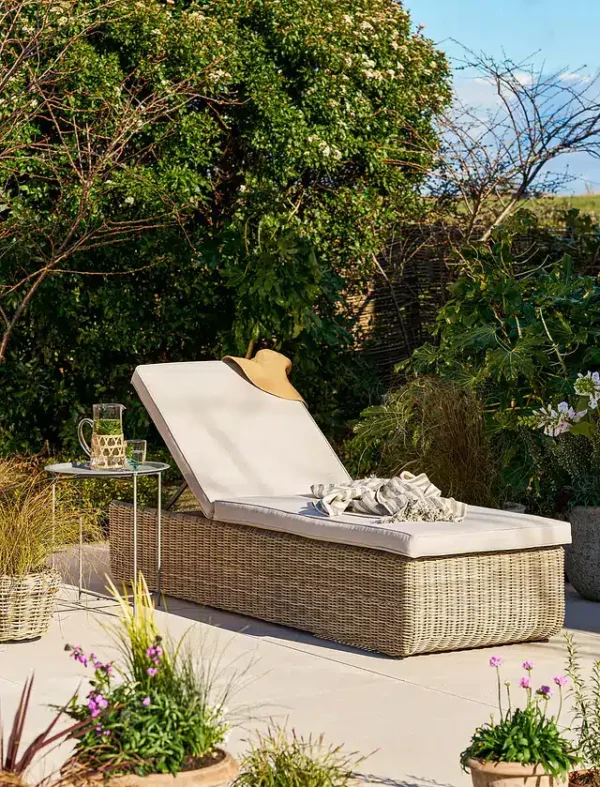 Garden Trading Skala Lounger Dark Rattan - Image 2