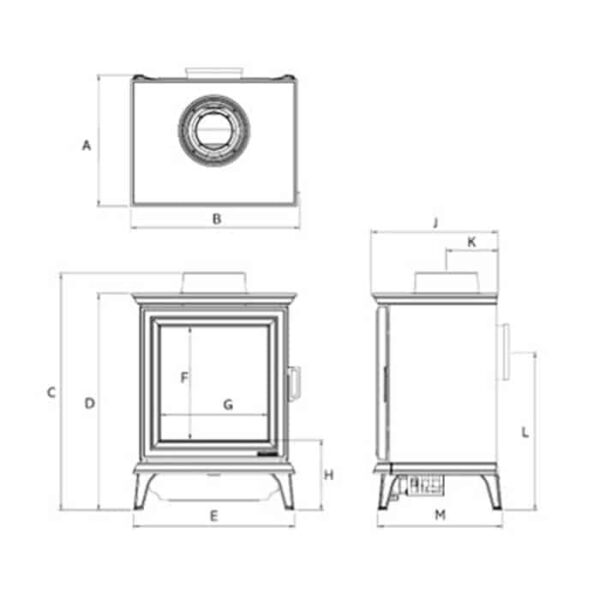Gazco Sheraton 5 Balanced Flue LPG Gas - Image 5
