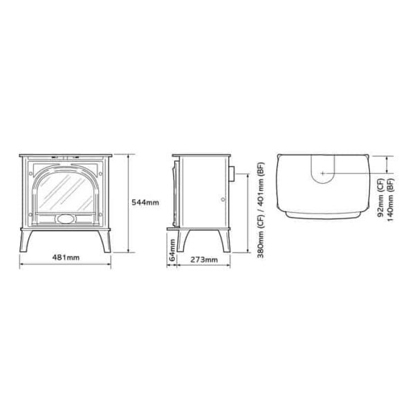 Gazco Stockton 5 Balanced Flue LPG Gas - Image 5
