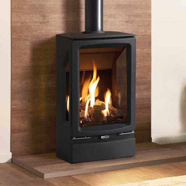 Gazco Vogue Midi T (3-sided) Conventional Flue Nat Gas - Image 3