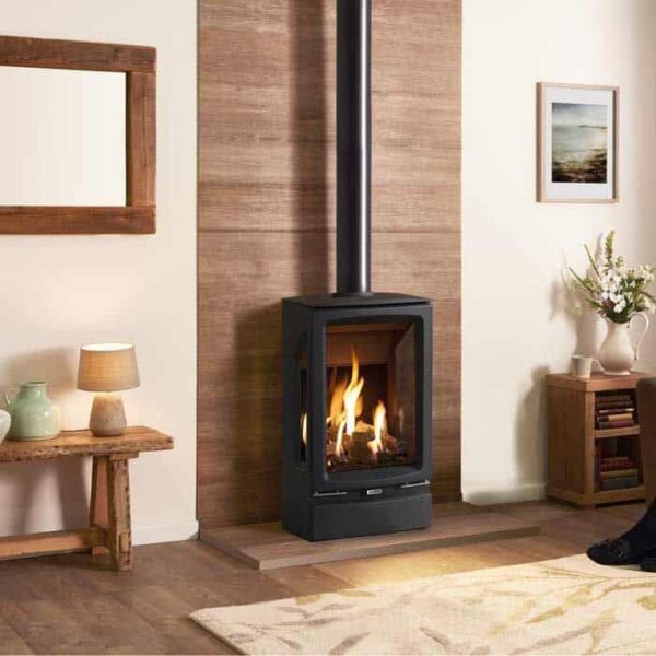 Gazco Vogue Midi T (3-sided) Conventional Flue Nat Gas
