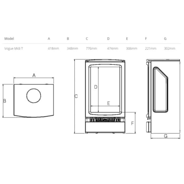 Gazco Vogue Midi T Electric - Image 6