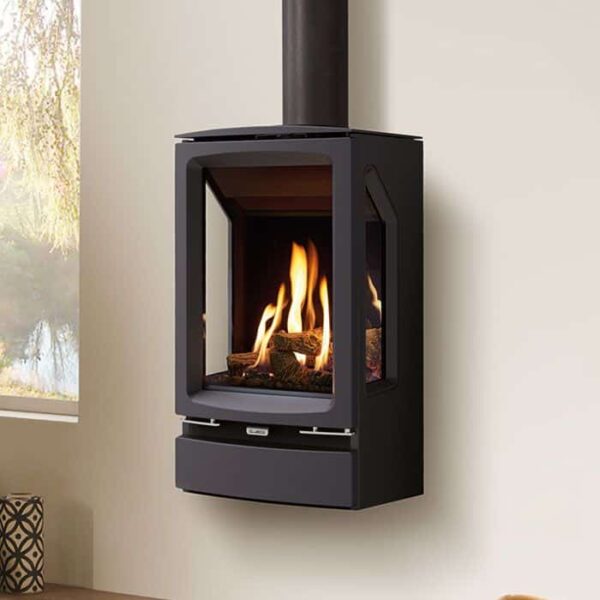 Gazco Vogue Midi T Wall Mounted (3-Sided) Balanced Flue Gas/LPG - Image 4