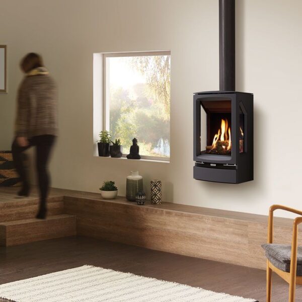 Gazco Vogue Midi T Wall Mounted (3-Sided) Balanced Flue Gas/LPG - Image 2