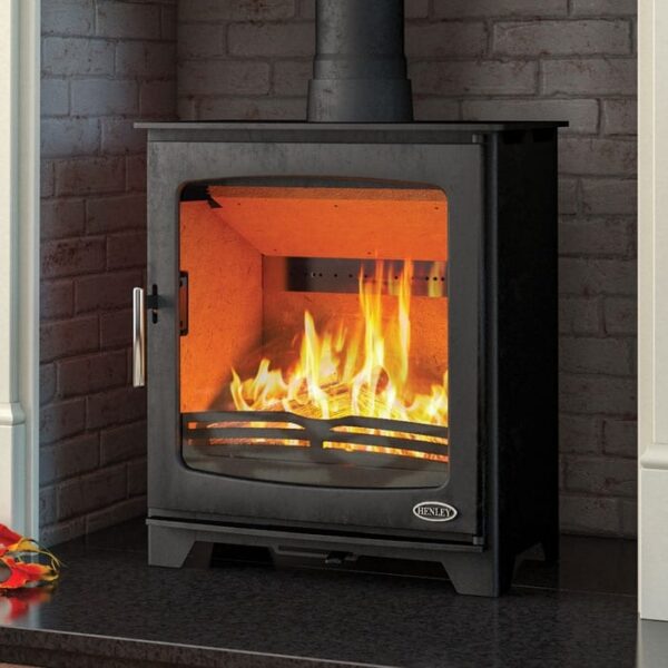 Henley Hazelwood 5 Landscape Freestanding Woodburning Stove - Image 3