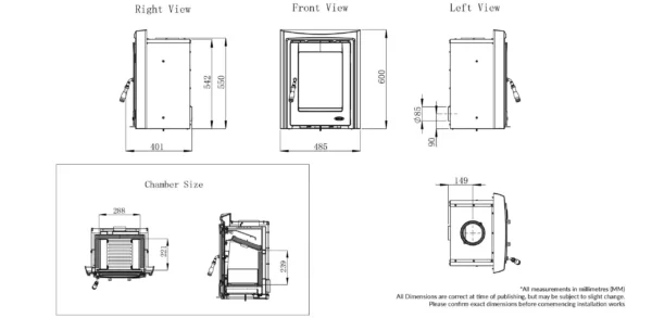 Henley Muckross Insert Multifuel Stove - Image 4