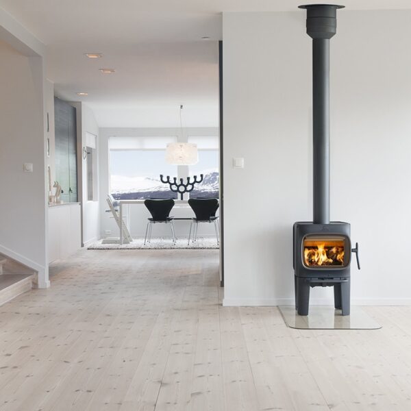 Jotul F105 Woodburner Black With Long Legs - Image 6