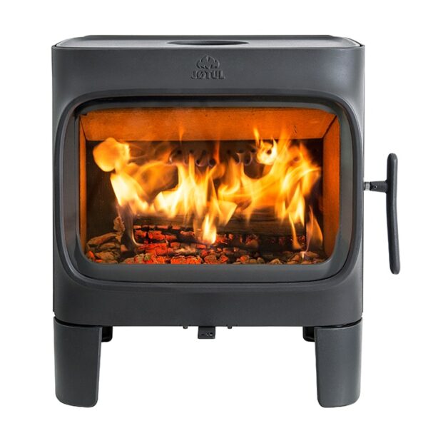 Jotul F305 Woodburner In White Enamel With Short Legs - Image 4