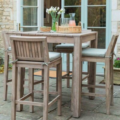Garden Trading Porthallow Square Bar Table Natural