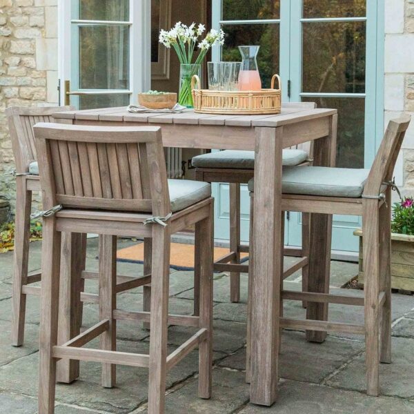 Garden Trading Porthallow Square Bar Table Natural