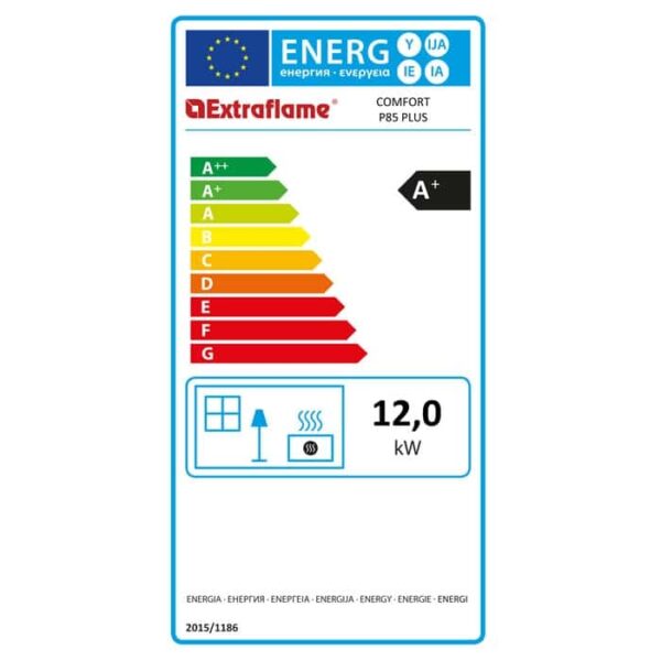 La Nordica Comfort P85 Plus Insert Pellet Stove - Image 7