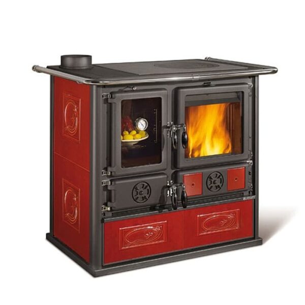 La Nordica Rosa Sinistra Reverse Wood Burning Cooker - Image 3