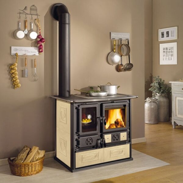 La Nordica Rosa Sinistra Reverse Wood Burning Cooker - Image 5